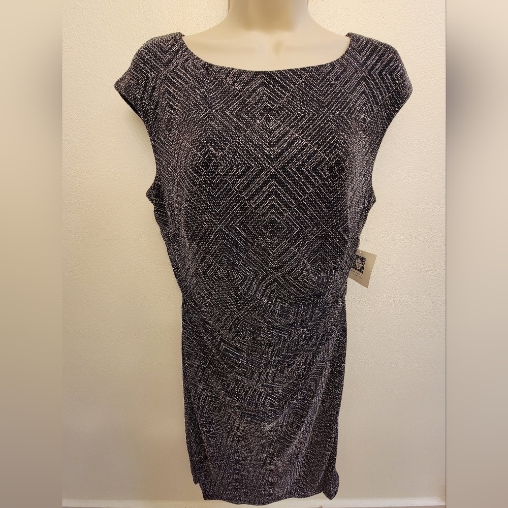 Anne Klein Cap Sleeve Sheath Dress